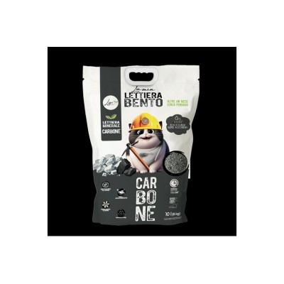 LIGO NATURE LETTIERE BENTONITE SUPER AGGLOMERANTE CARBONI ATTIVI 10LT