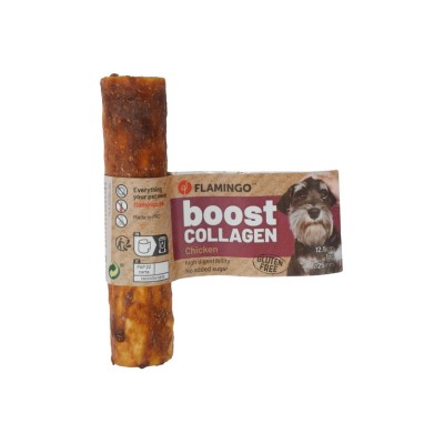 FLAMINGO BOOST BASTONCINO CON POLLO E COLLAGENE 12,5CM 25MM 1PZ