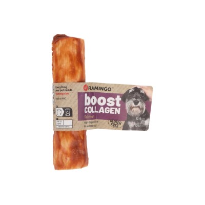FLAMINGO BOOST BASTONCINO CON SALMONE E COLLAGENE 12,5CM 25MM 1PZ