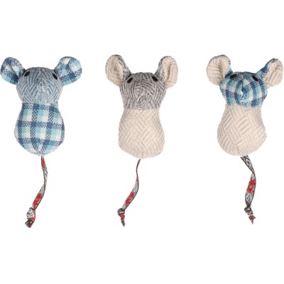 FLAMINGO KARO TOPO AZZURRO 13CM