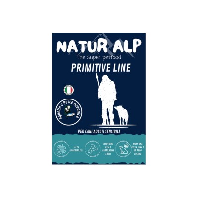 NATUR ALP DOG PRIMITIVE GRAIN FREE AGNELLO E PESCE ADULT 2KG
