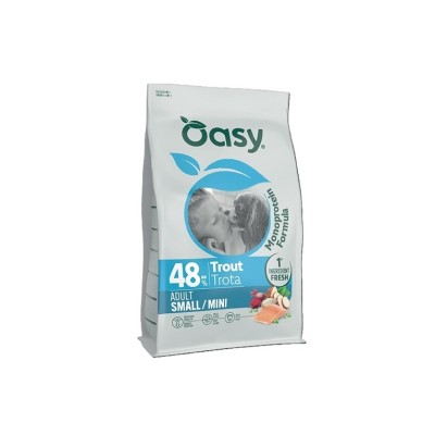 OASY DOG MONOPROTEIN ADULT MINI TROTA 2KG