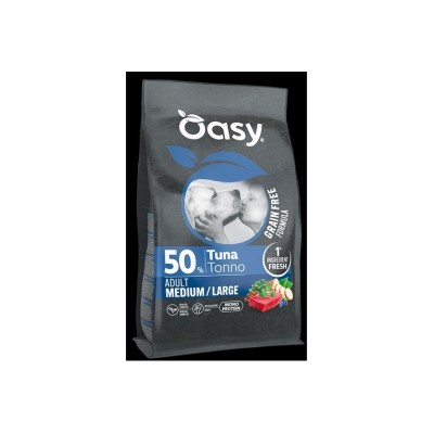 OASY DOG GRAIN FREE M/L TONNO 10KG