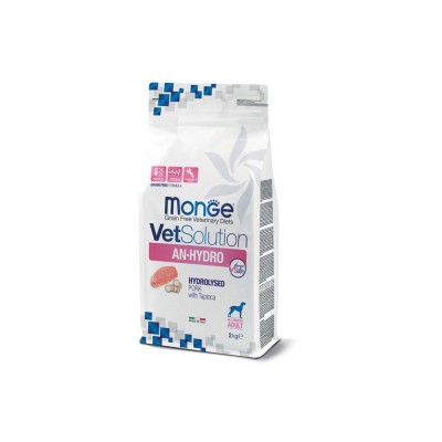 MONGE VETSOLUTION DOG AN-HYDRO PORK 9KG