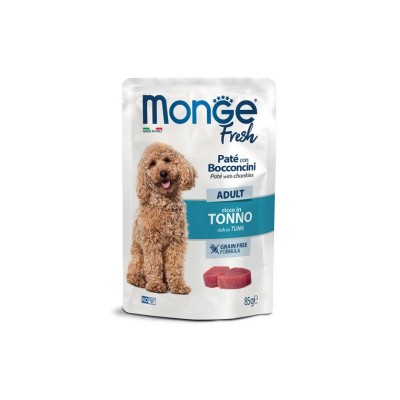 MONGE FRESH DOG ADULT TONNO 85GR