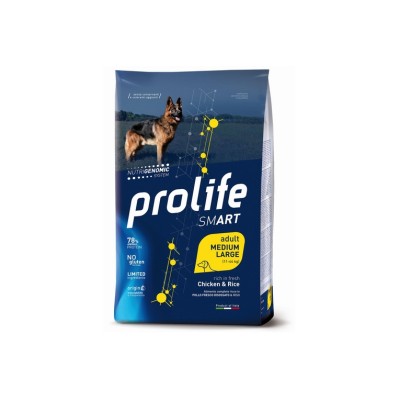 PROLIFE DOG SMART ADULT POLLO E RISO M/L 12KG