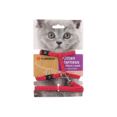 FLAMINGO PARURE GATTO ELZA ROSSO