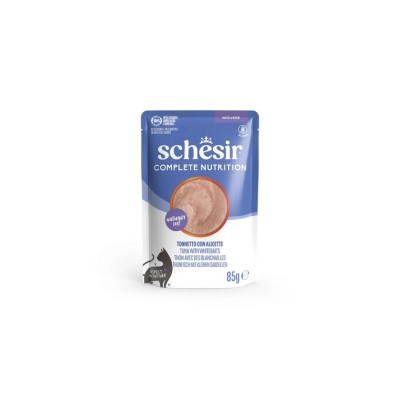 SCHESIR CAT COMPLETE MOUSSE TONNO E ALICETTE 85GR