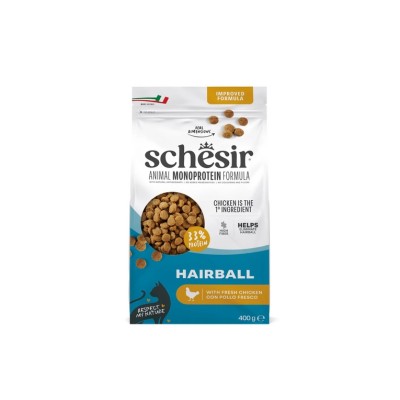 SCHESIR CAT HAIRBALL POLLO 1,5KG