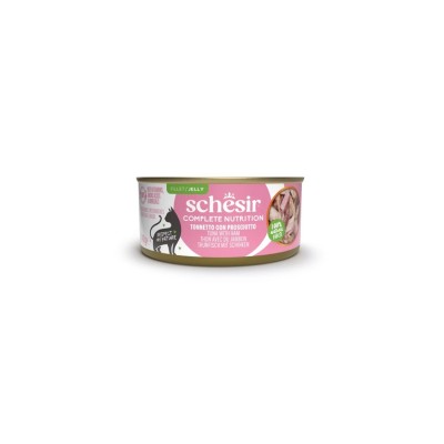 SCHESIR CAT COMPLETE JELLY TONNO E MANZO 140GR
