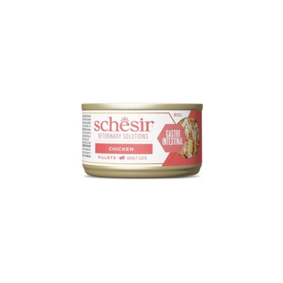 SCHESIR CAT VET GASTROINTESTINAL FILLETS POLLO 80GR