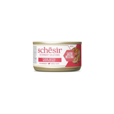 SCHESIR CAT VET GASTROINTESTINAL FLAKES TONNO E PESCE BIANCO 80GR