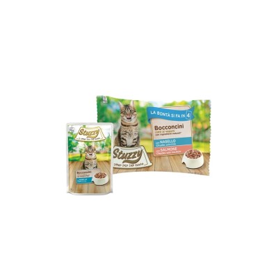 STUZZY CAT BOCCONCINI MULTIPACK NASELLO-SALMONE 4x85GR