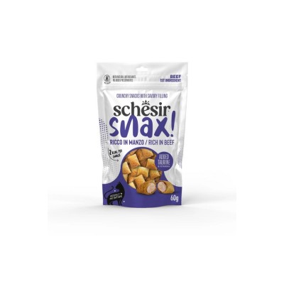 SCHESIR CAT SNAX MANZO 60GR