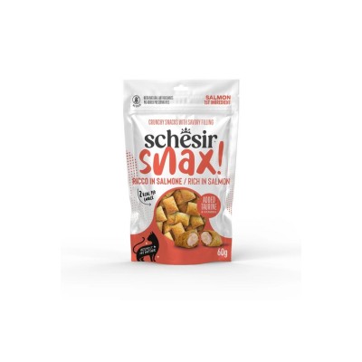 SCHESIR CAT SNAX SALMONE 60GR