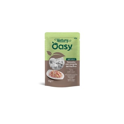 OASY CAT NATURY SOFT JELLY TONNO CON VONGOLE BUSTA 70GR