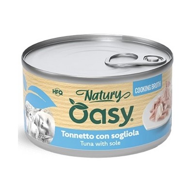 OASY CAT NATURY ADULT TONNETTO CON SOGLIOLA BROTH 85GR