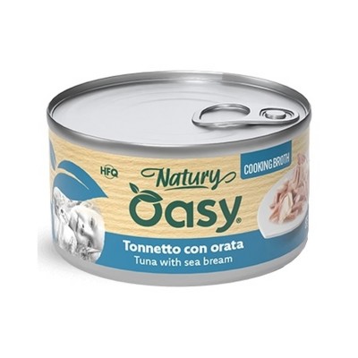 OASY CAT NATURY ADULT TONNETTO CON ORATA BROTH 85GR