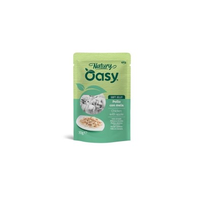 OASY CAT NATURY SOFT JELLY POLLO CON MELA BUSTA 70GR