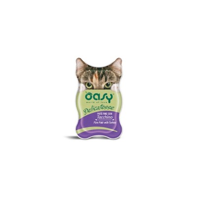 OASY CAT DELICATESSE PATE' TACCHINO 85GR