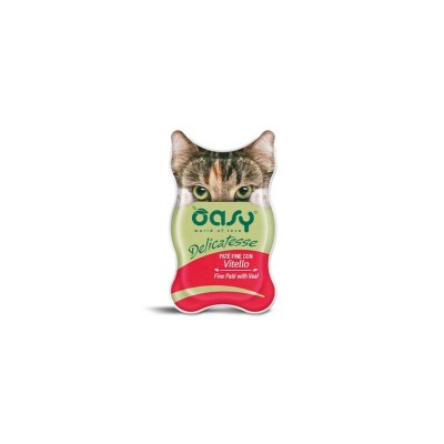 OASY CAT DELICATESSE PATE' VITELLO 85GR