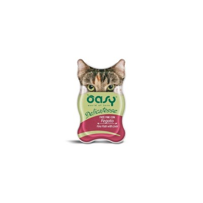 OASY CAT DELICATESSE PATE' FEGATO 85GR