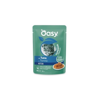 OASY CAT SUPERIOR BOCCONCINI KITTEN TONNO 85GR