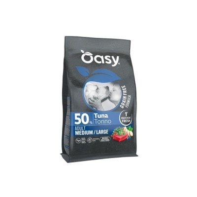 OASY DOG GRAIN FREE M/L TONNO 10KG