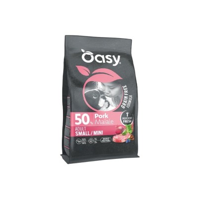 OASY DOG GRAIN FREE MONOPROTEIN ADULT SMALL MAIALE 2KG