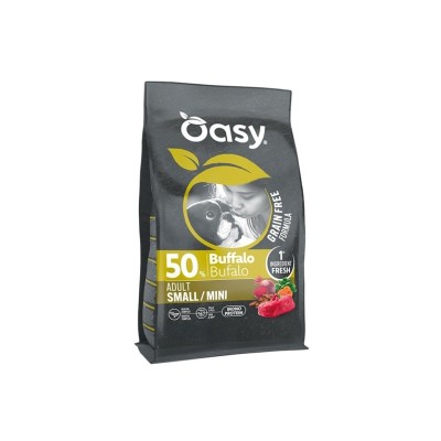 OASY DOG GRAIN FREE MONOPROTEIN ADULT SMALL BUFALO 2KG