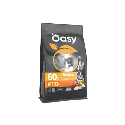 OASY CAT GRAIN FREE MONOPROTEIN KITTEN POLLO 1,5KG