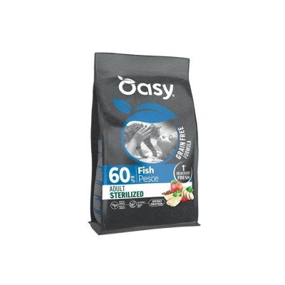 OASY CAT GRAIN FREE MONOPROTEIN STERILIZED PESCE 300GR