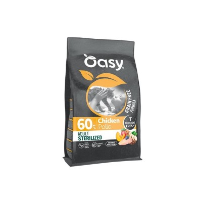 OASY CAT GRAIN FREE MONOPROTEIN STERILIZED POLLO 1,5KG