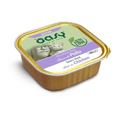 OASY CAT PATE' KITTEN POLLO 100GR