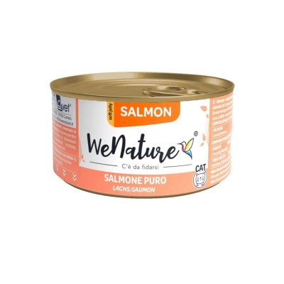 WENATURE CAT SALMON SALMONE PURO 85GR