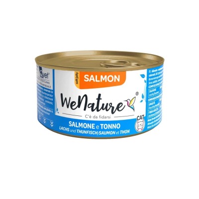 WENATURE CAT SALMON SALMONE E TONNO 85GR