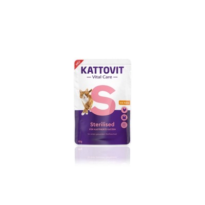KATTOVIT VITAL CARE STERILISED CON POLLO 85GR