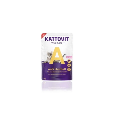 KATTOVIT VITAL CAREANTI HAIRBALL CON SALMONE 85GR