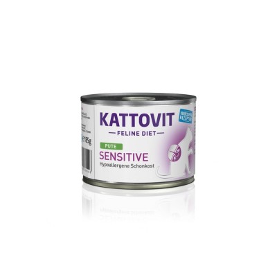 KATTOVIT DIET CAT LATTINA SENSITIVE TACCHINO 185GR