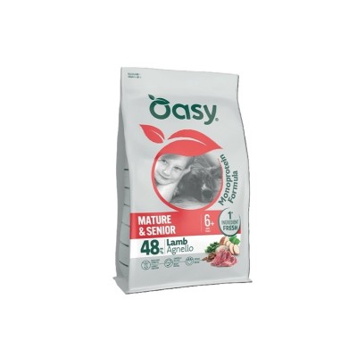 OASY DOG MONOPROTEIN SENIOR M/L AGNELLO 10KG