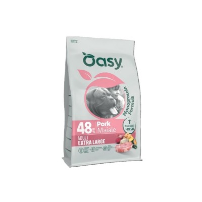 OASY DOG MONOPROTEIN ADULT EXTRA LARGE MAIALE 10KG