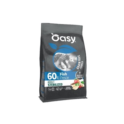 OASY CAT GRAIN FREE MONOPROTEIN STERILIZED PESCE 6KG