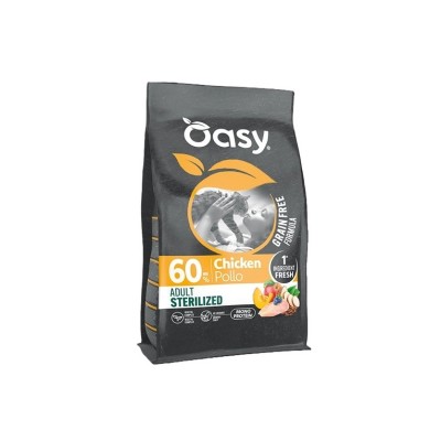 OASY CAT GRAIN FREE MONOPROTEIN STERILIZED POLLO 6KG