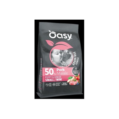 OASY DOG GRAIN FREE MONOPROTEIN PUPPY SMALL MAIALE 2KG