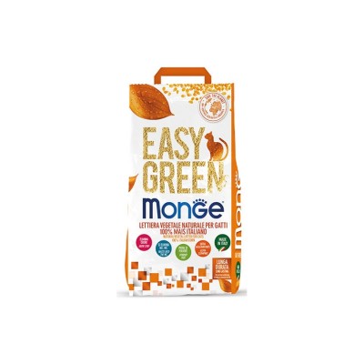 MONGE EASY GREEN LETTIERA VEGETALE 100% MAIS 7KG