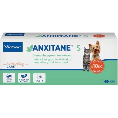 VIRBAC ANXITANE CANE E GATTO S -10KG 30CPR