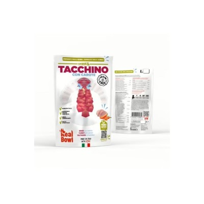 REAL BOWL DOG MULTIPACK TACCHINO 10X400GR