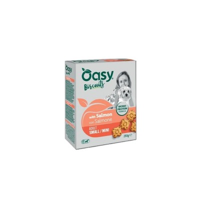 OASY SNACK DOG BISCOTTI MONOP.MINI SALMONE 250GR