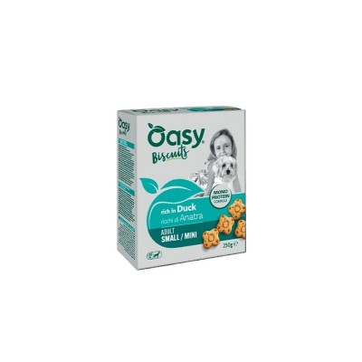 OASY SNACK DOG BISCOTTI MONOP.MINI ANATRA 250GR