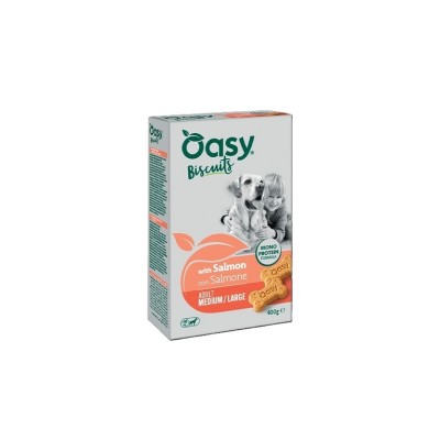 OASY SNACK DOG BISCOTTI MONOP. M/L SALMONE 250GR